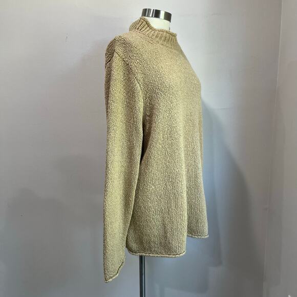 J. Crew Mock Neck Tunic Sweater Cotton Blend Plus Size 2X - Picture 2 of 8